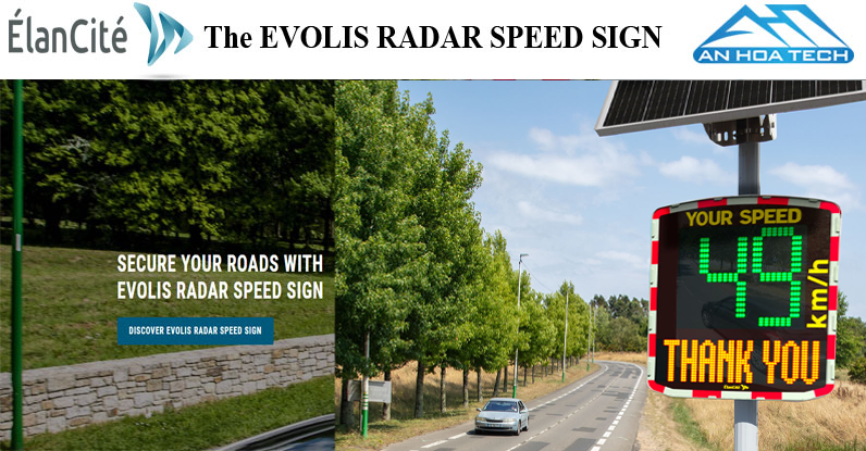 Radar giáo dục EVOLIS Radar speed your signs hiện thị tốc độ