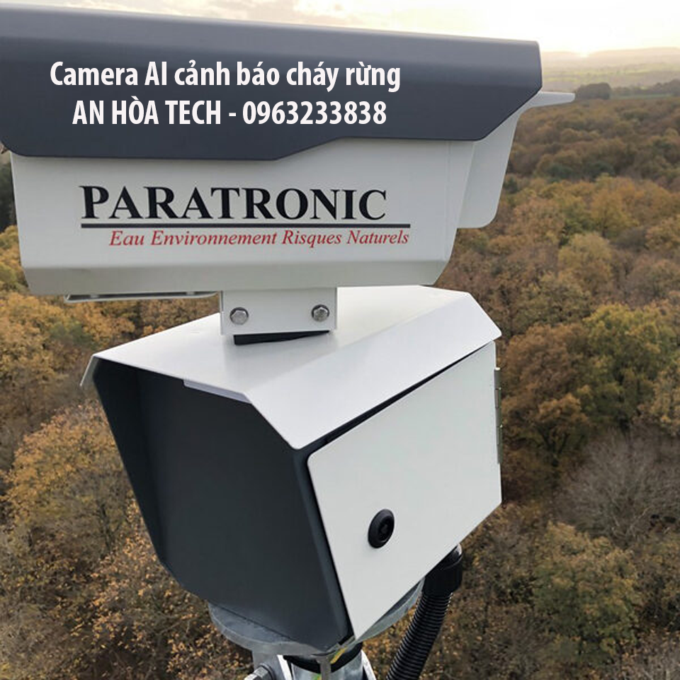Camera AI cảnh báo cháy rừng bán kính 20km xoay 360 độ